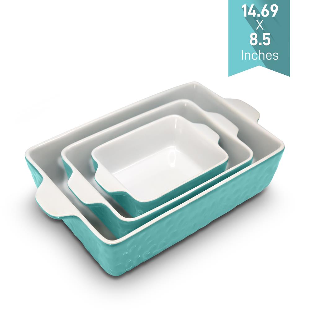 Sweejar Ceramic Baking Dish, Rectangular Small Baking Pan with