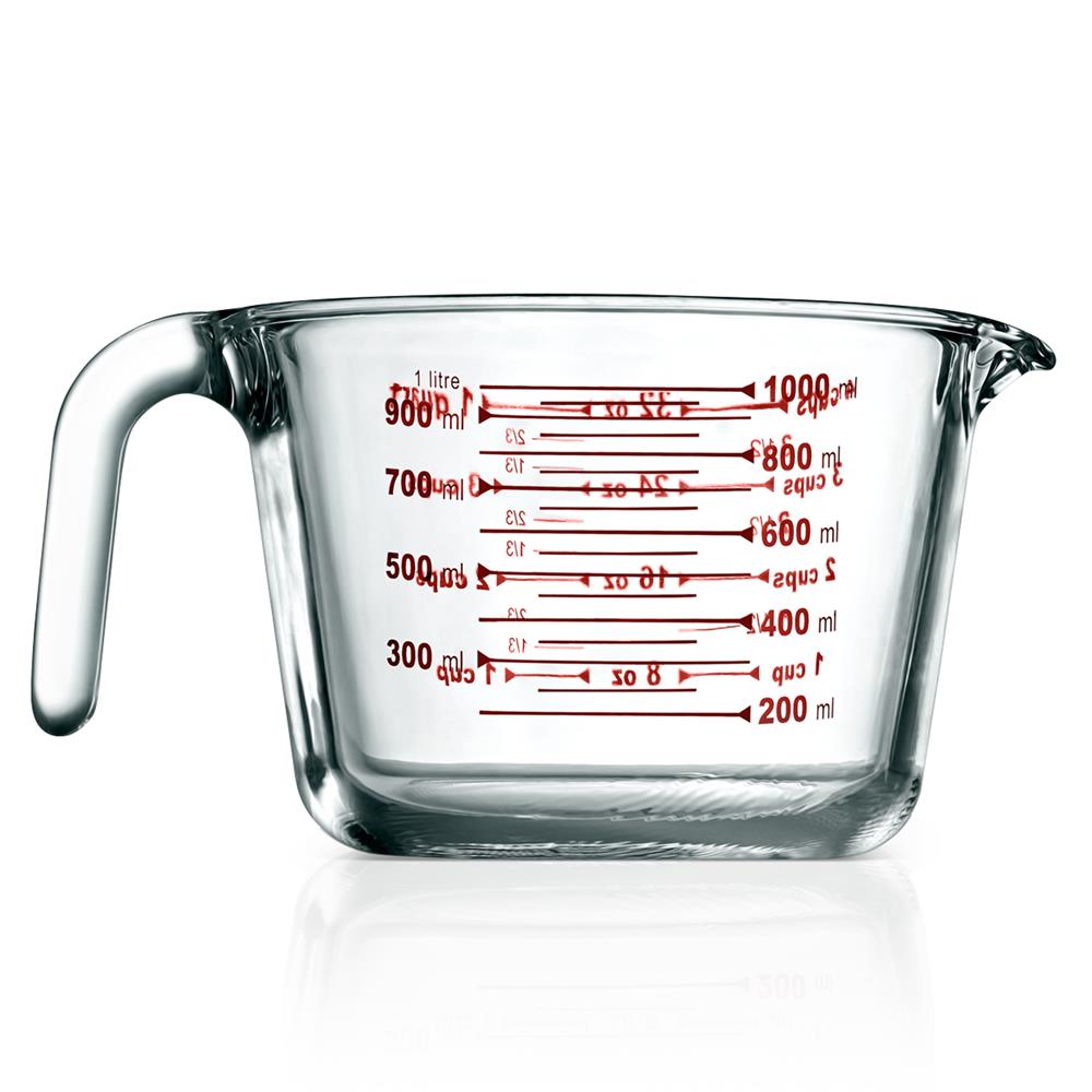 Scale measuring jug 1000ml - 600ml.with measuring scale. Beaker