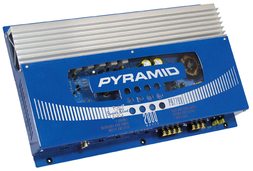Pyramid 2000 W 2 Channel Bridgeable Mosfet Amplifier 