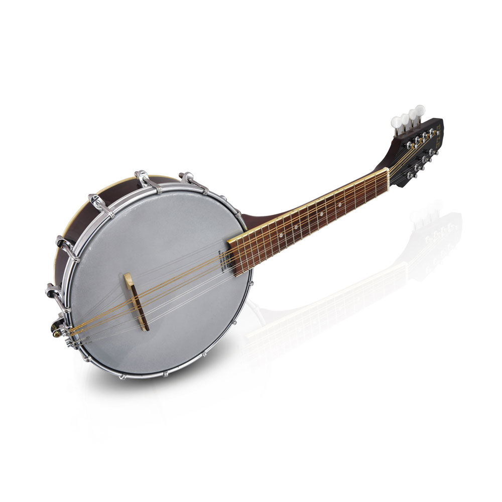 8String MandolinBanjo Hybrid with White Jade Tuner Pegs & Rosewood