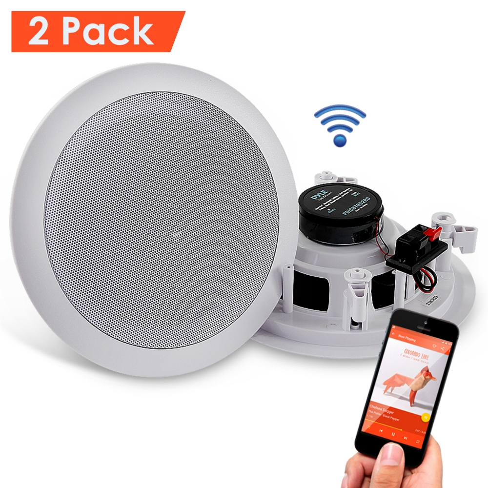 Pyle Pdicbt652rd Home And Office Home Speakers Sound And