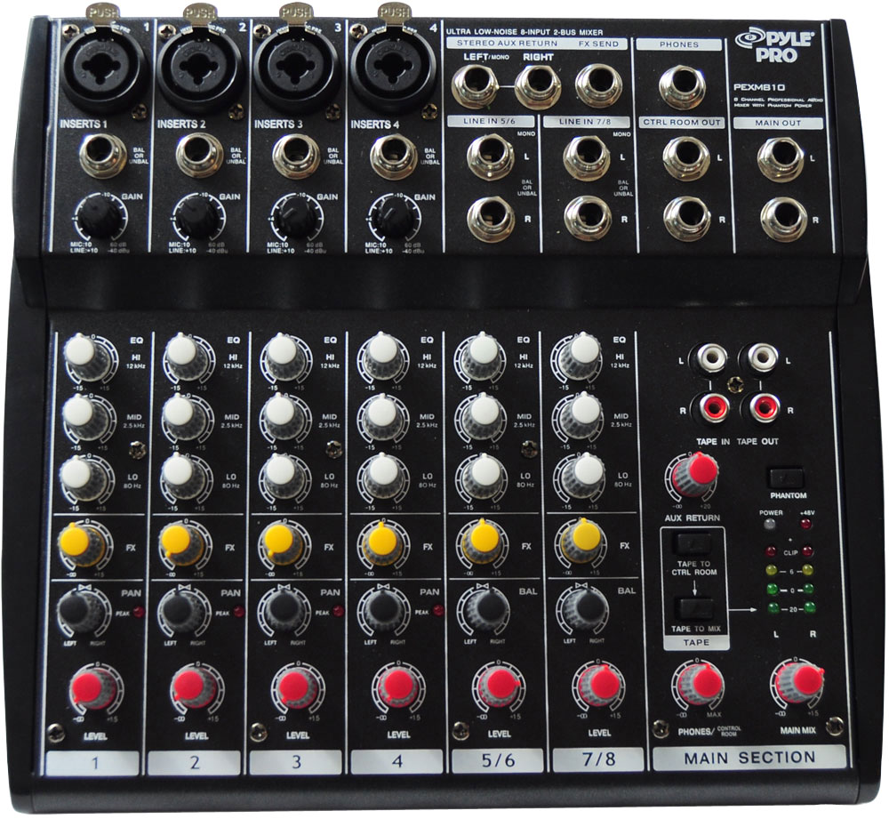 PylePro - PEXM810 - Musical Instruments - Mixers - DJ Controllers ...