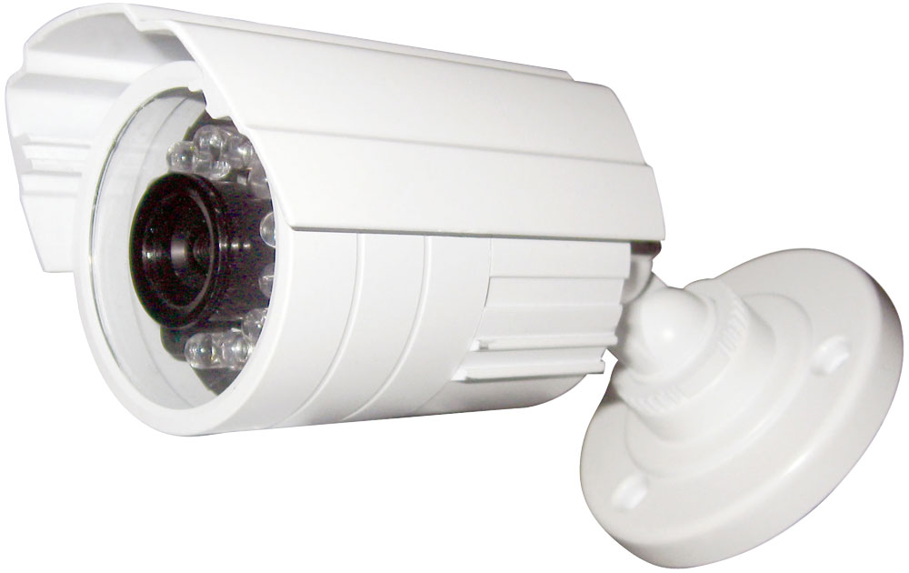 LED Nightvision Indoor Outdoor Hi-Resolution Security Camera w/ 1/4' Sharp CCD 