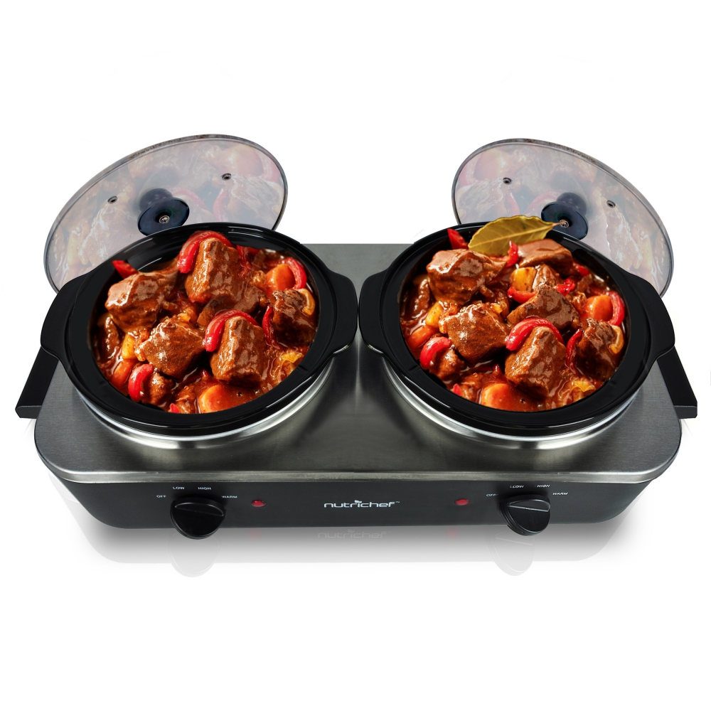 Eternal Living Dual Dip Warmer Slow Cooker