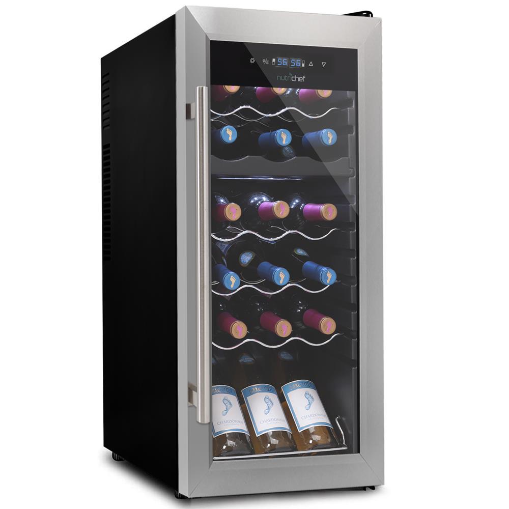 Dual-Zone Wine Cooler/Chiller Wine Chilling Refrigerator Cellar Digital Touch 