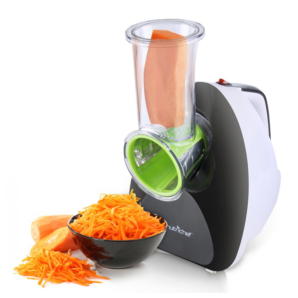 Chopping Carrots Fine Grater Using Electric Food Processor Stock Photo by  ©andreygonchar 350936044
