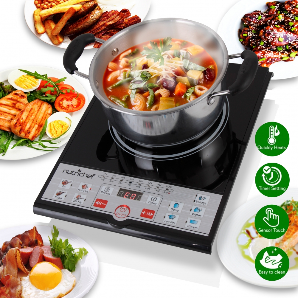 Nutrichef Pkstind26 Kitchen Cooking Cooktops Griddles