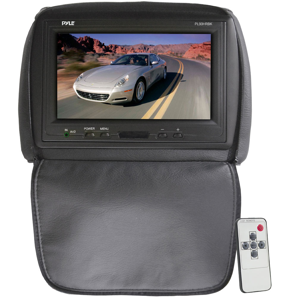 Pyle PL90HRBK On the Road Headrest Video