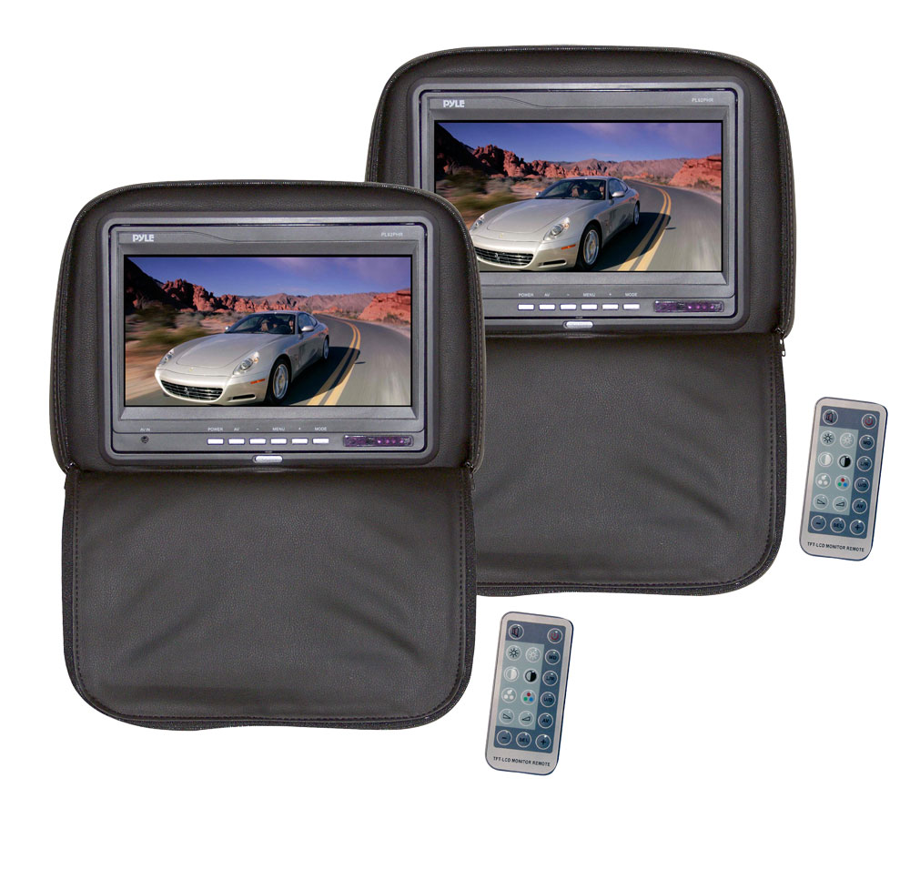 Pyle PL92PHRB On the Road Headrest Video