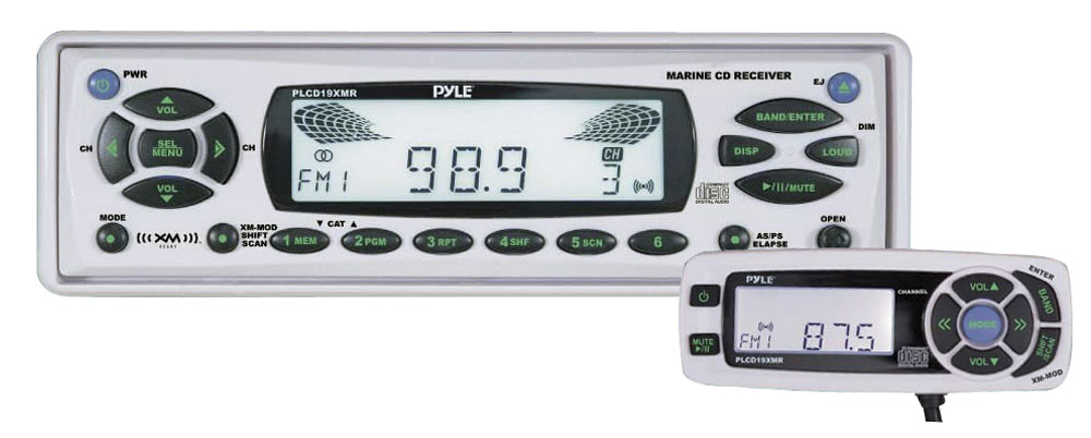 Pyle - PLCD19XMR - Marine and Waterproof - Headunits - Stereo Receivers