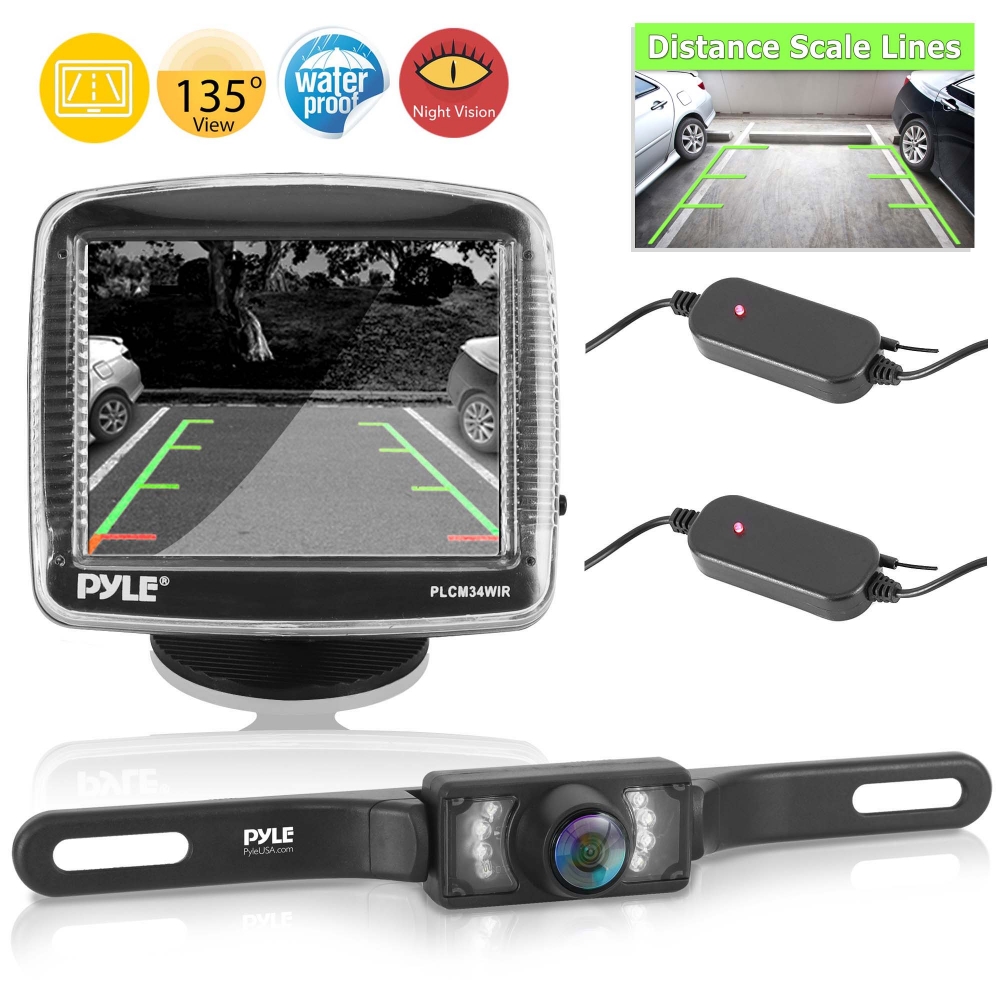 For Backup Reverse Camera fpv camera Pyle Car rear view camera Monitor 