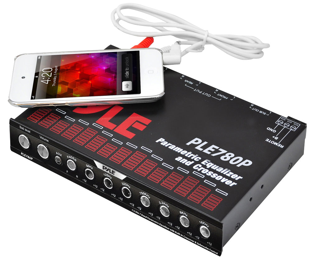equalizer pyle crossover parametric control din band equalizers subwoofer built pyleaudio double