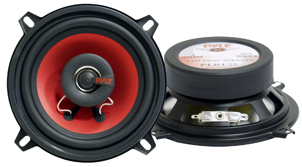 Pyle - PLRL52 - Marine and Waterproof - Vehicle Speakers - On the Road - Vehicle Speakers