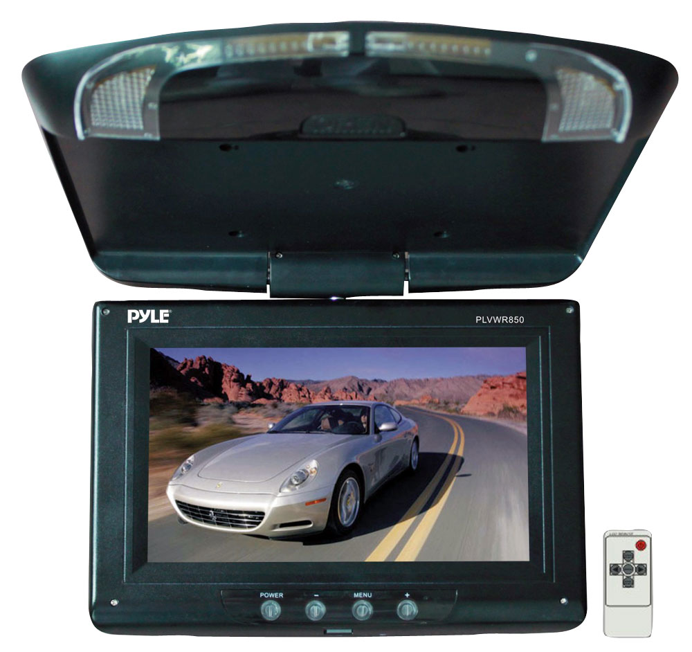 10.4 Inch TFT LCD Roof Overhead Flip Car Monitor with IR Transmitter Dome Light 