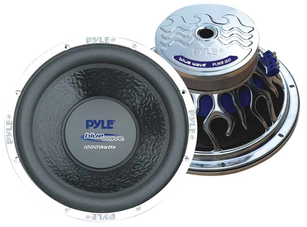 Pyle PLWB158 Marine and Waterproof Vehicle Subwoofers On the