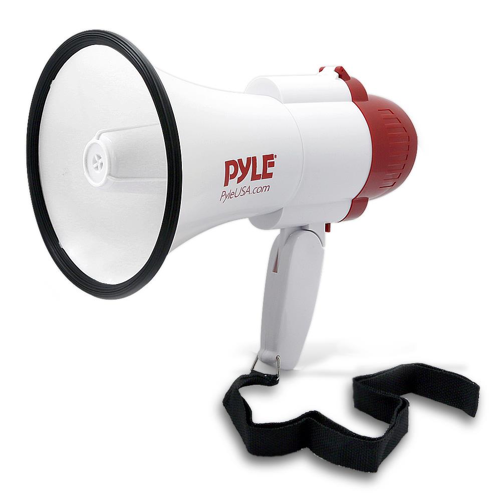 Megaphone With Built-In Siren Mode – Pyle USA