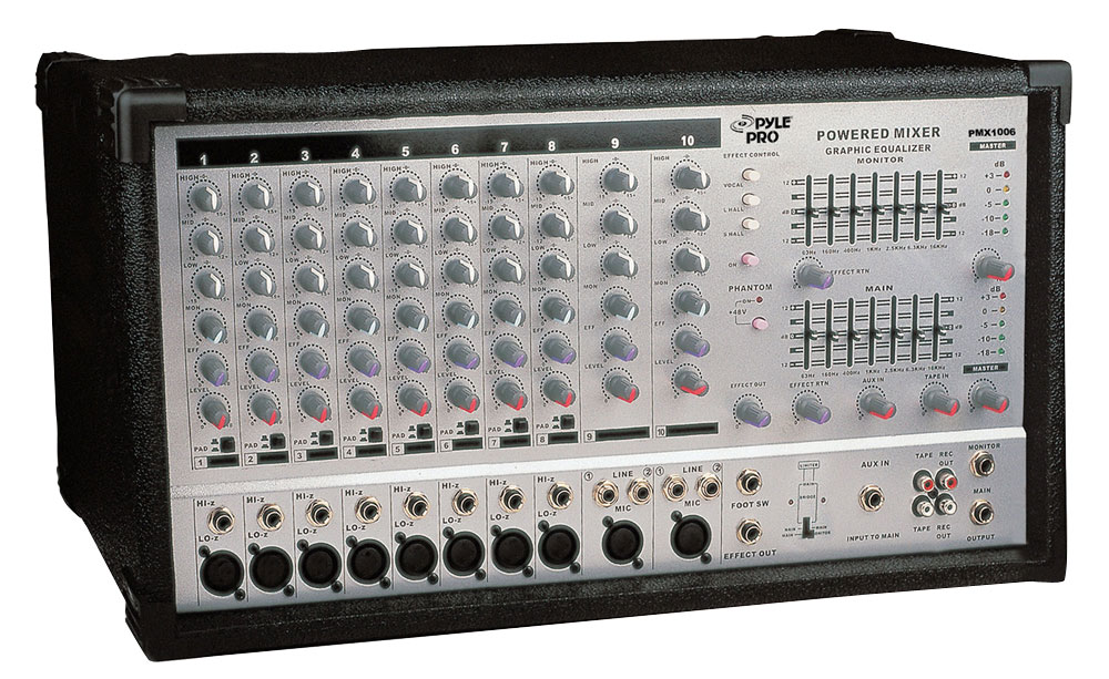 PylePro PMX1006 Musical Instruments Mixers DJ Controllers