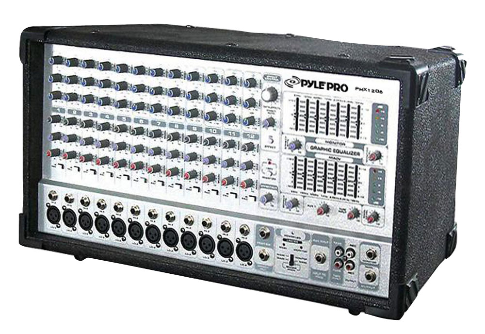 Pyle PMX1206 Sound and Recording Mixers DJ Controllers