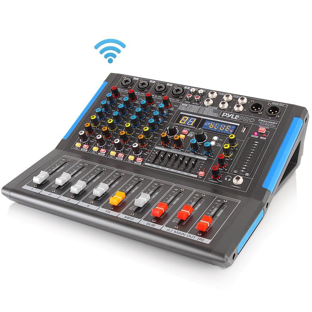 Pyle - PMXU46BT - Musical Instruments - Mixers - DJ Controllers 
