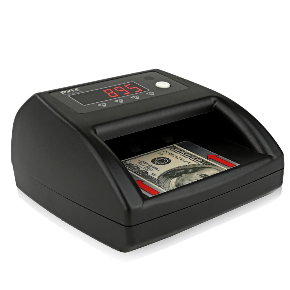 PYLE 2 in 1 AUTOMATIC ELECTRIC BILL COUNTER MACHINE & COUNTERFEIT BILL
