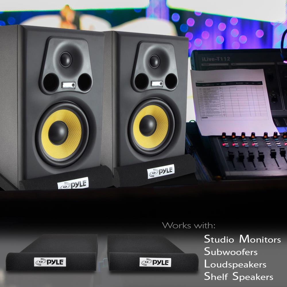 Monitor Speaker Risers Pro Audio Studio Speaker Riser Acoustic Sound