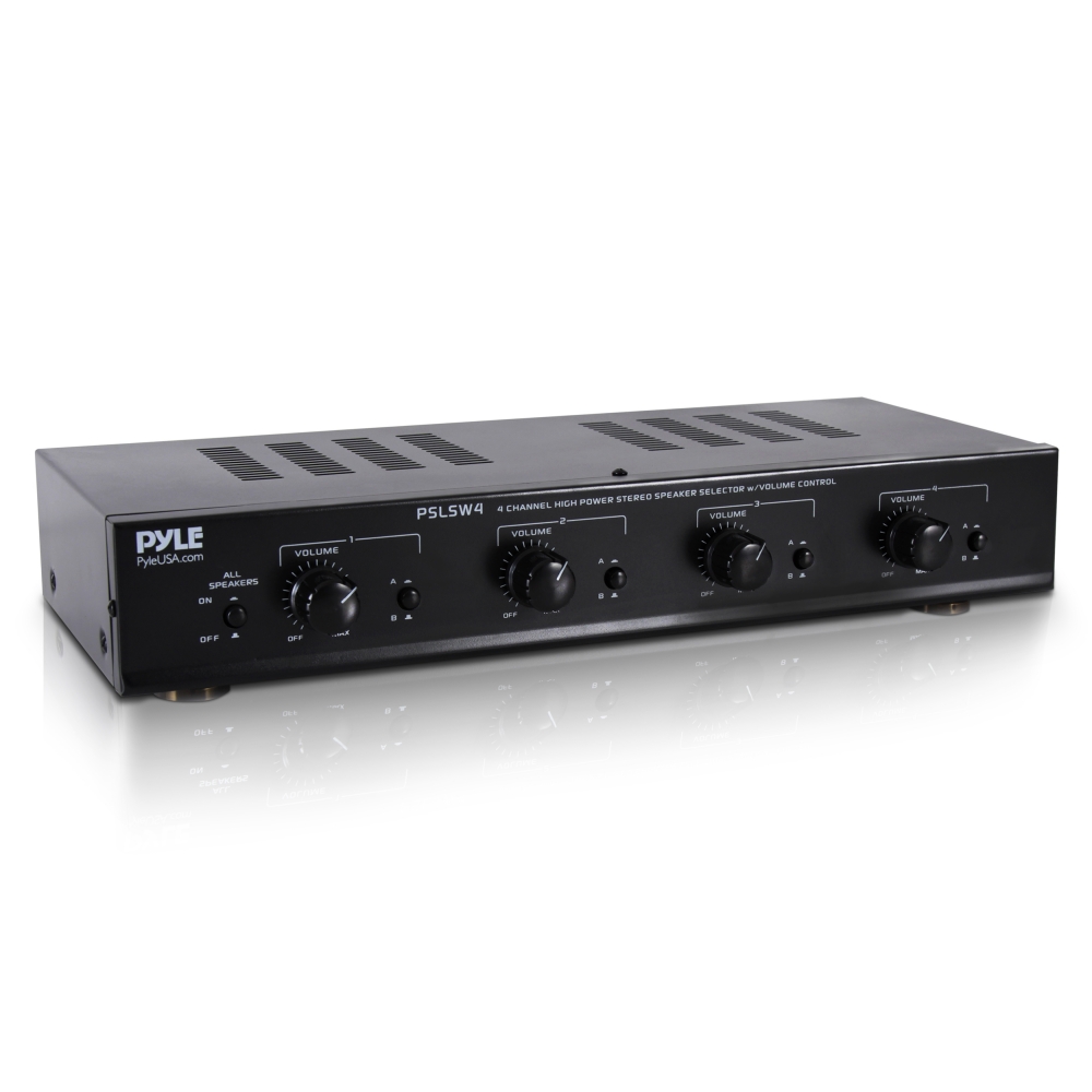 pyle speaker selector with volume control