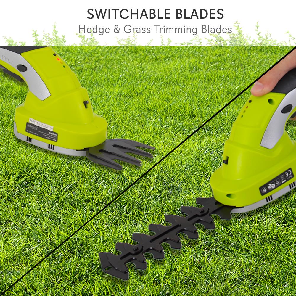 ELECTRIC CORDLESS SHEARS GRASS CUTTING TRIMMER GARDEN BUSH CUTTER 3.6V