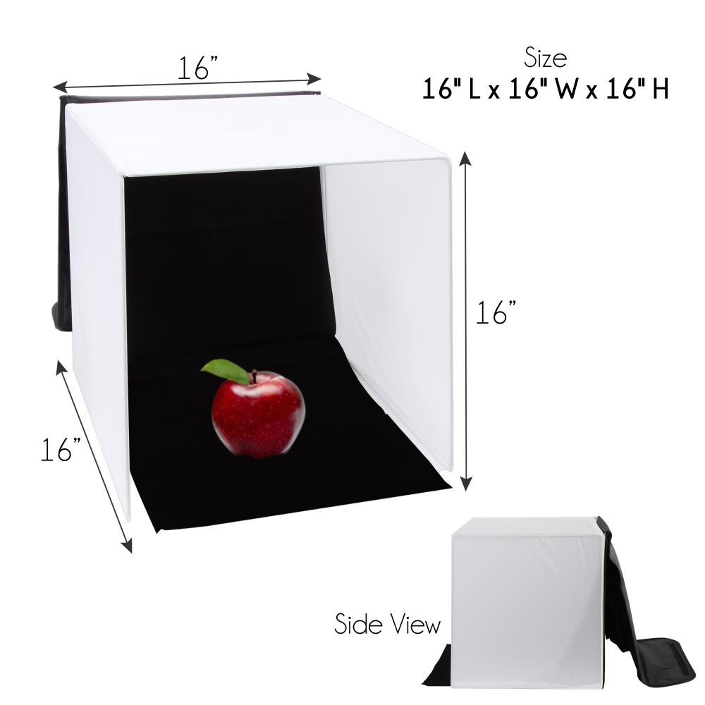 16" COMPACT STUDIO PHOTOGRAPHY KIT PHOTO LIGHTING BOOTH BOX LIGHTS