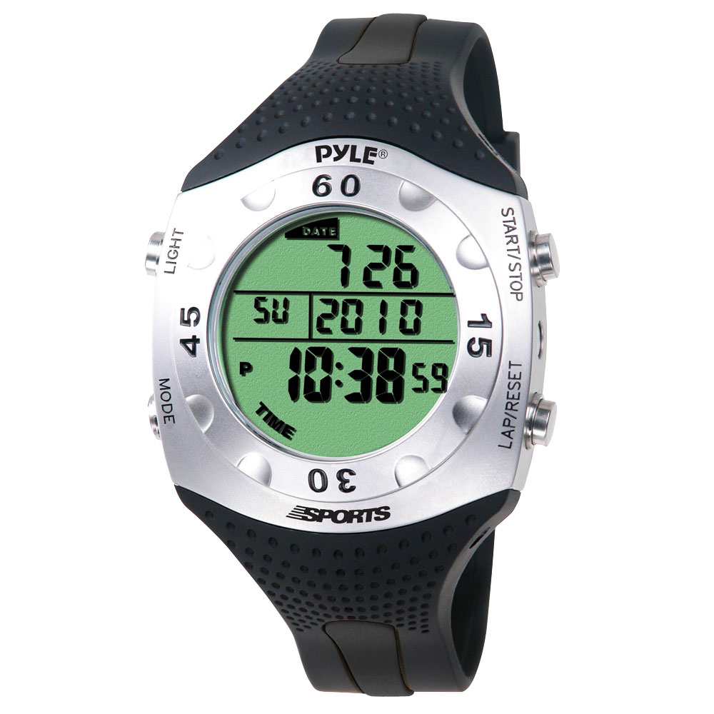 Pyle PSWDV60BK Health and Fitness Watches Sports and Outdoors