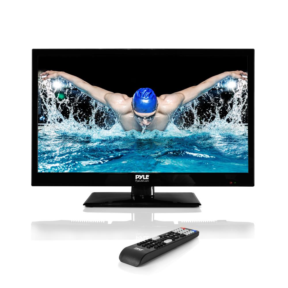 Pyle Televisión LED RV de 21.5 pulgadas 1080p - Monitor de pantalla plana  delgado FHD pequeño TV con HDMI, RCA, combo de disco multimedia/DVD