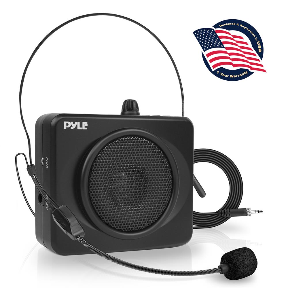 NEW Pyle Portable Waist-Band Pa Speaker W/ Headset Microphone USB iPod MP3 Input 
