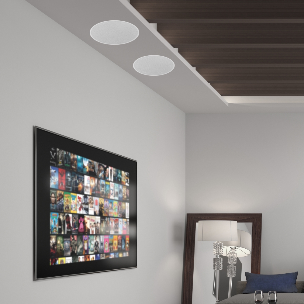 flat ceiling speakers