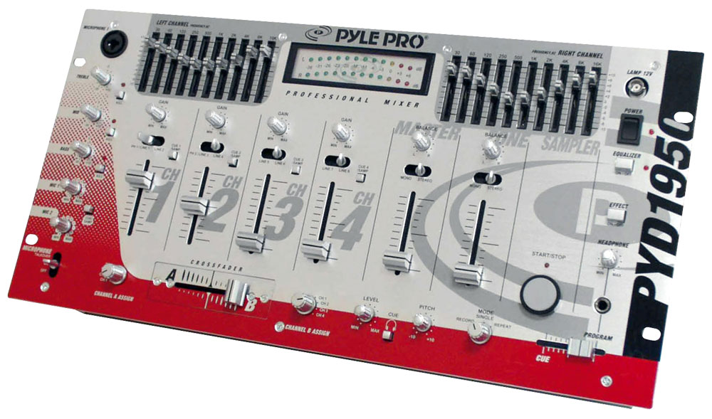 Pyle PYD1950 Sound and Recording Mixers DJ Controllers