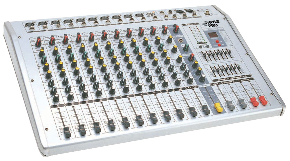 pyle powered mixer