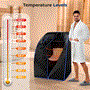 Pyle - AZSLISAU10BK , Home and Office , Therapeutic , Compact & Portable Infrared Sauna