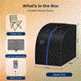 Pyle - AZSLISAU10BK , Home and Office , Therapeutic , Compact & Portable Infrared Sauna