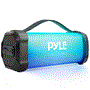 Pyle - CA-PBMSPRG4 , Sports and Outdoors , Portable Speakers - Boom Boxes , Gadgets and Handheld , Portable Speakers - Boom Boxes , Bluetooth BoomBox Speaker System - Wireless & Portable Stereo Radio Speaker with Built-in RGB Lights, FM Radio