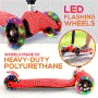Pyle - HUFSP98 , Sports and Outdoors , Kids Toy Scooters , ScootKid 4-Wheel Kids Scooter - Child & Toddler Toy Scooter with Built-in LED Wheel Lights, Portable Folding Style (Ages 5-12 Years)