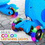 Pyle - HUKS86B , Sports and Outdoors , Kids Toy Scooters , ScootKid 3-Wheel Kids Scooter - Child & Toddler Toy Scooter with Built-in LED Wheel Lights, Storage Box Comfort Seat, Adult Push-Bar Handle (Ages 1-5 Years)