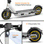 Pyle - HURES36 , Sports and Outdoors , Kids Toy Scooters , 10 Inch Foldable Electric Scooter - Upgraded Pneumatic Tire Foldable Commuter, Suitable for Adult