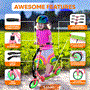 Pyle - HURTS89 , Sports and Outdoors , Kids Toy Scooters , Lightweight and Foldable Kick Scooter - Adjustable Scooter for Teens and Adult, Alloy Deck with High Impact Wheels (Watermelon)