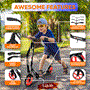 Pyle - HURTSBLK.5 , Sports and Outdoors , Kids Toy Scooters , Lightweight and Foldable Kick Scooter - Adjustable Scooter for Teens and Adult, Alloy Deck with High Impact Wheels (Black)
