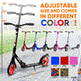 Pyle - HURTSBLK.5 , Sports and Outdoors , Kids Toy Scooters , Lightweight and Foldable Kick Scooter - Adjustable Scooter for Teens and Adult, Alloy Deck with High Impact Wheels (Black)