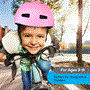 Pyle - HURTSHLPK , Sports and Outdoors , Kids Toy Scooters , Adjustable Sports Safety Helmet - Dual Certified CPSC Multi-Sport Impact Protection Helmet for Children and Adults, Includes Travel Bag (Pink)