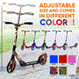Pyle - HURTSRT , Sports and Outdoors , Kids Toy Scooters , Lightweight and Foldable Kick Scooter - Adjustable Scooter for Teens and Adult, Alloy Deck with High Impact Wheels (Real Tree)