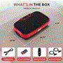 Pyle - HURVBTR36RD , Home and Office , Fitness Equipment - Home Gym , Health and Fitness , Fitness Equipment - Home Gym , Standing Vibration Fitness Machine - Vibrating Platform Exercise & Workout Trainer with Adjustable Speed (Red)
