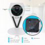 Pyle - UIPCAMHD12 , Gadgets and Handheld , Cameras - Videocameras , HD Wireless IP Camera - WiFi Cam, Remote Video Monitoring Surveillance Security, Built-in Speaker & Microphone, App Download