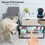 Pyle - CA-IPCAMHD80 , Gadgets and Handheld , Cameras - Videocameras , HD Wireless IP Camera / WiFi Cam - Cloud Video Monitoring Surveillance Security Cam with Built-in Microphone & Speaker, PTZ Pan Tilt Zoom Control, App Download (720p)