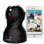 Pyle - IPCAMHD82EU , Gadgets and Handheld , Cameras - Videocameras , 1080p IP Camera - HD WiFi Cam, Remote Video Monitoring Surveillance Security, Built-In Speaker & Microphone, Smartphone App Control