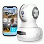 Pyle - CA-IPCAMHD85 , Gadgets and Handheld , Cameras - Videocameras , HD Wireless IP Camera / WiFi Cam - Cloud Video Monitoring Surveillance Security Cam with Built-in Microphone & Speaker, PTZ Pan Tilt Zoom Control, App Download (1536p)